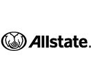 Allstate insurance logo on a white background.