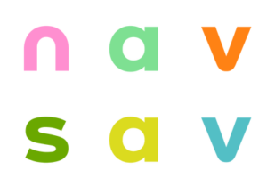 Navsav split logo