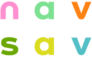 Navsav split logo