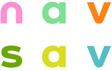 Navsav split logo