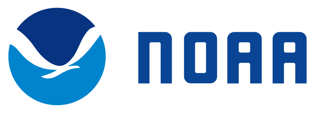 The nora logo on a black background.