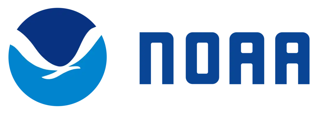 The nora logo on a black background.
